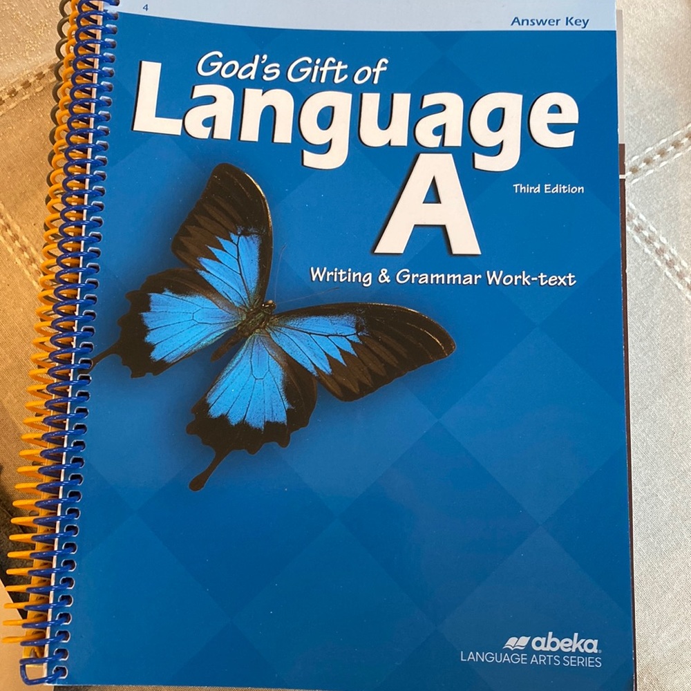 Abeka Grade 4 Language A Answer Key Like New